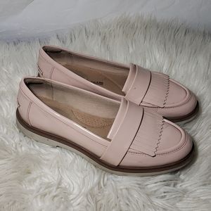 Shiny Pink Loafers
